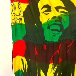 BOB MARLEY thin spaghetti strapped summer dress with optional cinch waist ties.